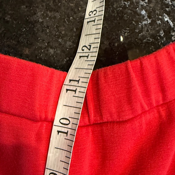 Anthropologie Find Me Now Basketball Bermuda Shorts Red Size Small - Picture 11 of 14